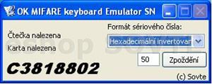 OK MIFARE-READ SN-  Emulátor klávesnice